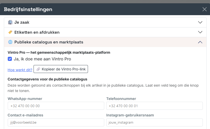 Step 5 — Fill in your contact details