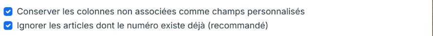 Étape 3 — Choisissez votre fichier CSV