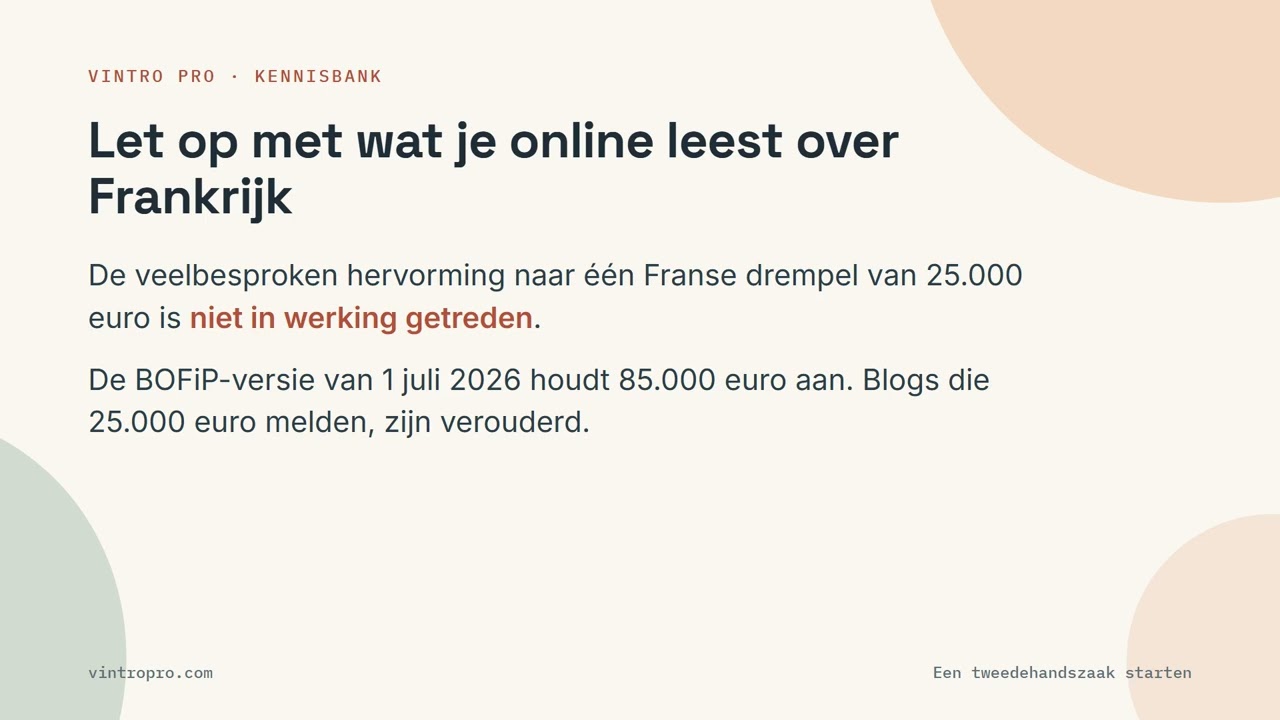 Hoe start je een tweedehandszaak? Inschrijving, btw-nummer en de drempel